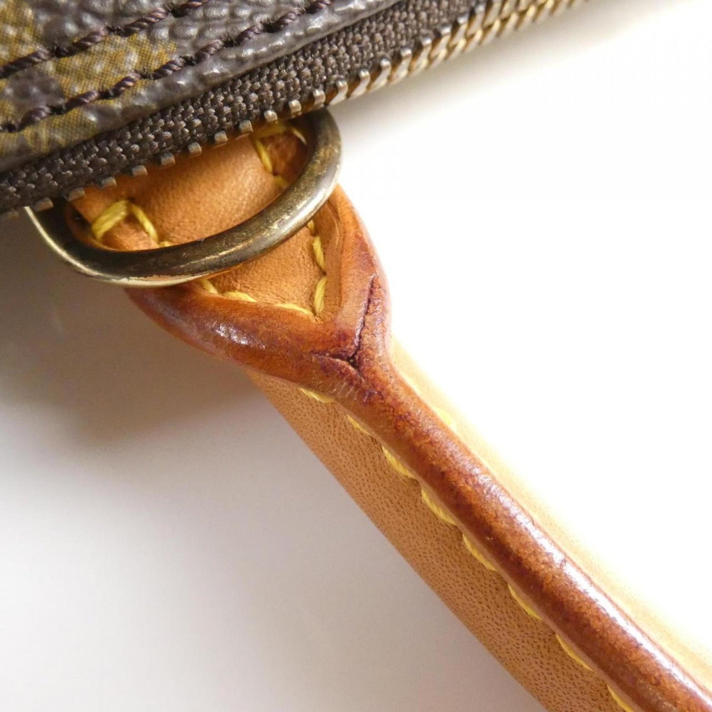 Louis Vuitton Coated Canvas Brown Handbags