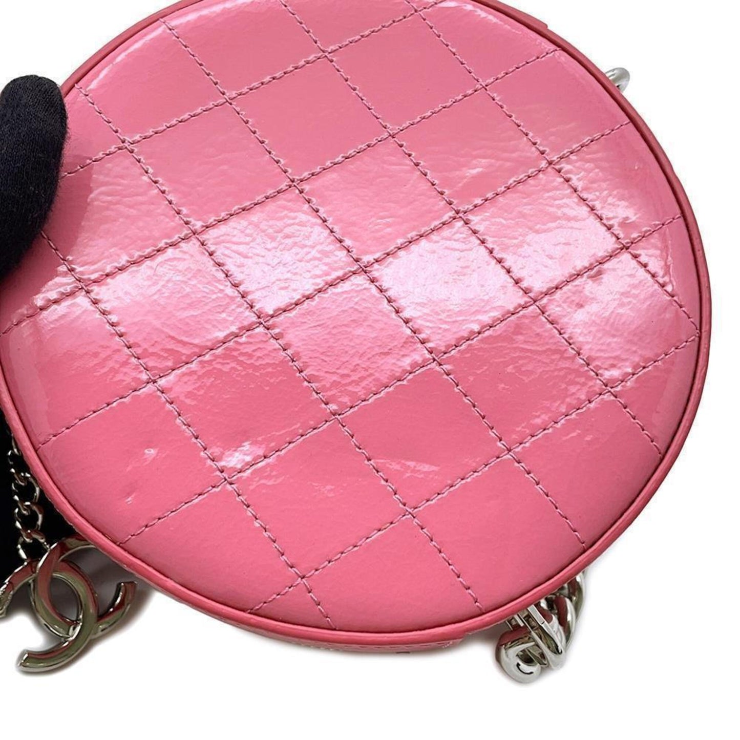 Chanel Patent Pink Shoulder Bags