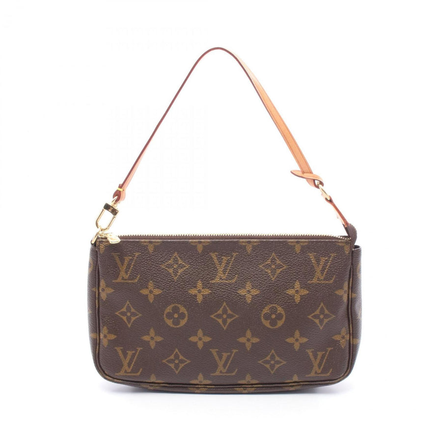 Louis Vuitton Coated Canvas Brown Handbags