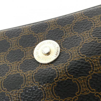 Celine Coated Canvas Black Shoulder Bags
