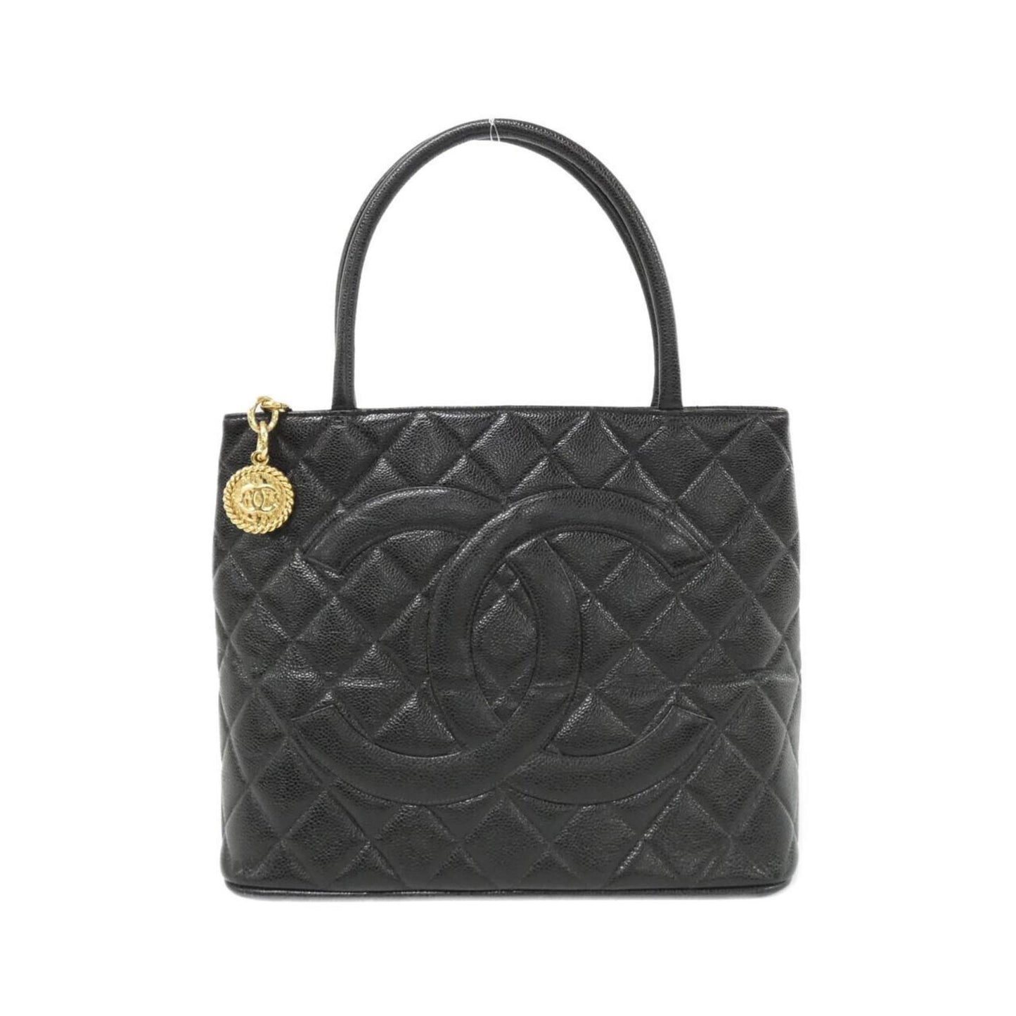 Chanel Calfskin Black Handbags