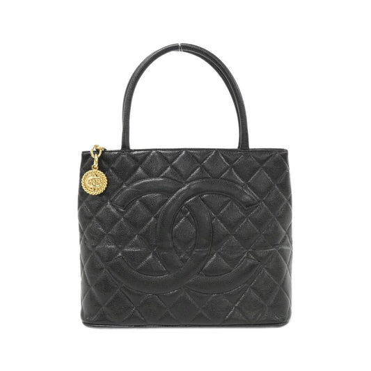 Chanel Calfskin Black Handbags
