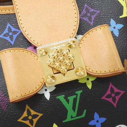 Louis Vuitton Coated Canvas Black Handbags