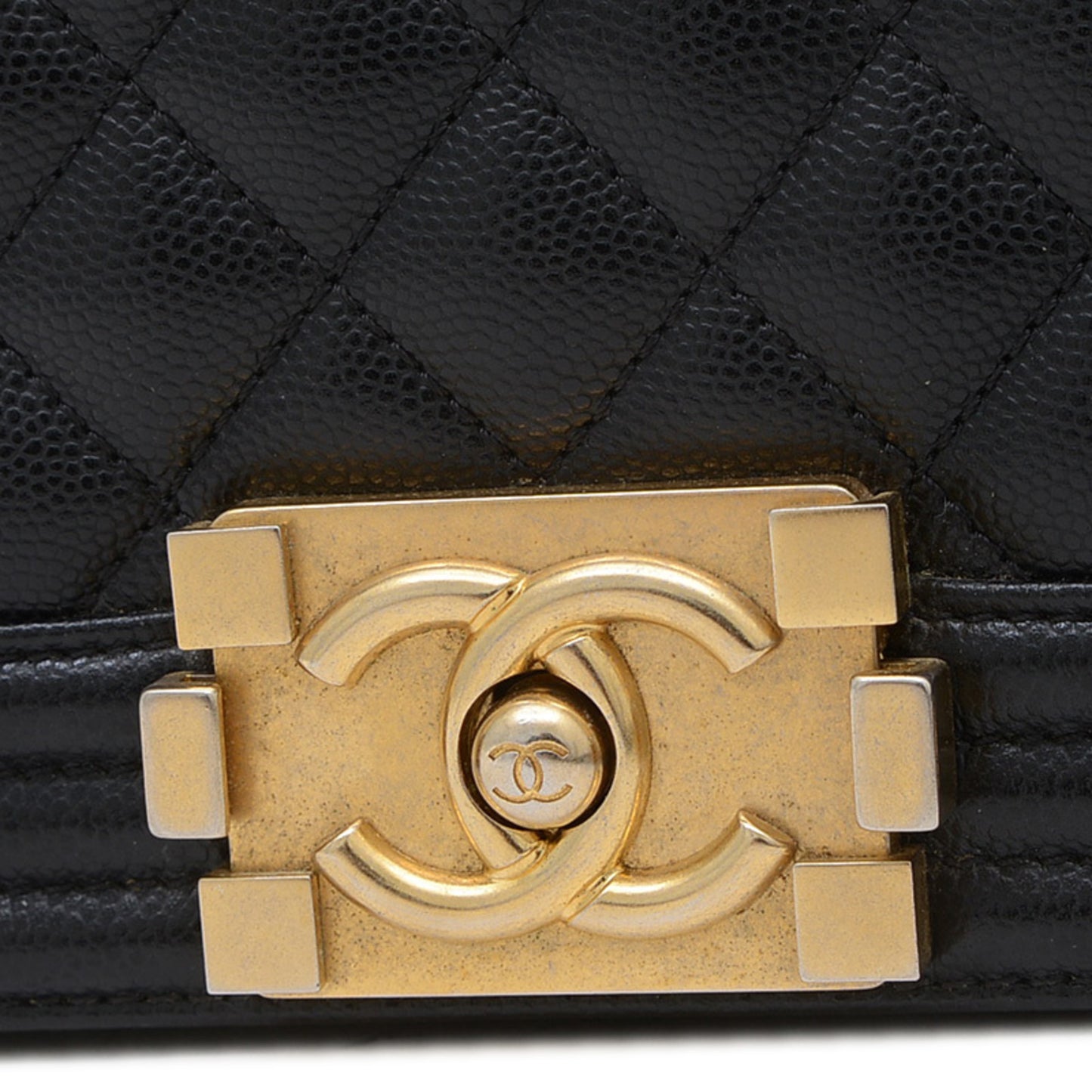 Chanel Calfskin Black Shoulder Bags