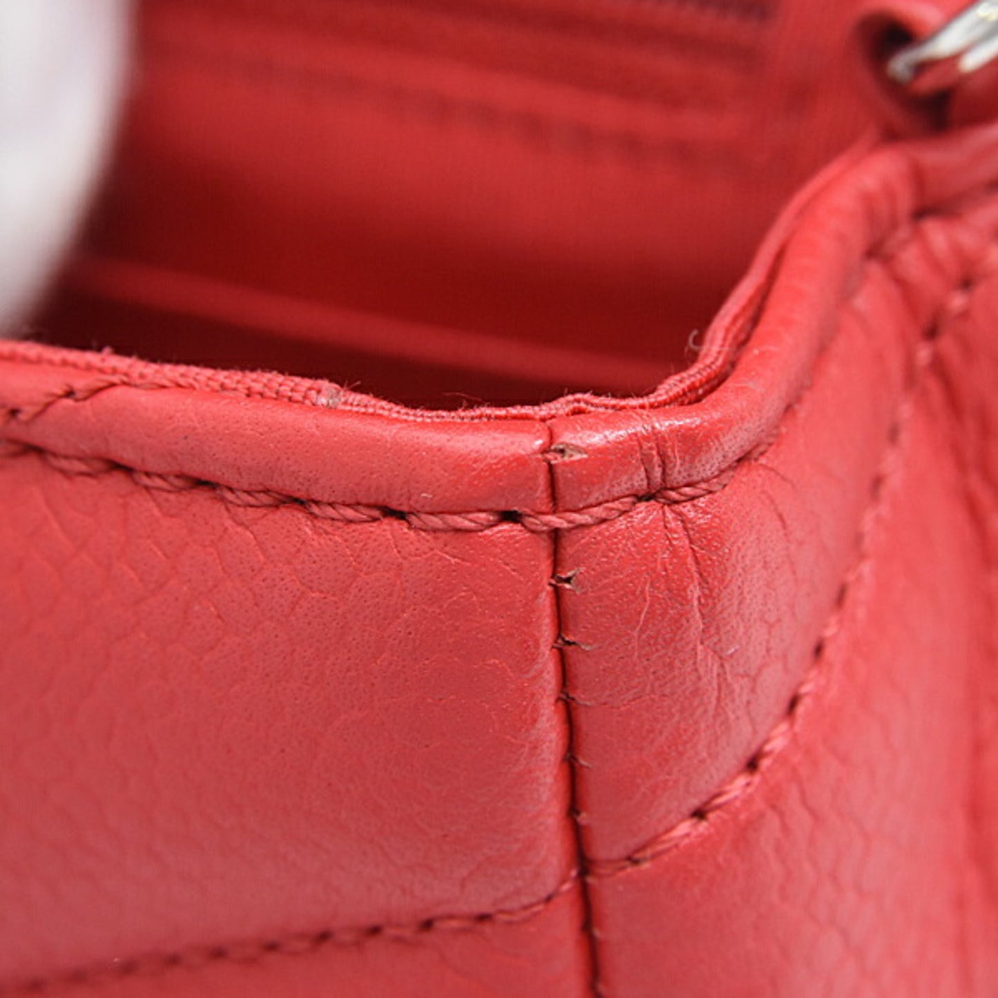 Chanel Calfskin Red Shoulder Bags