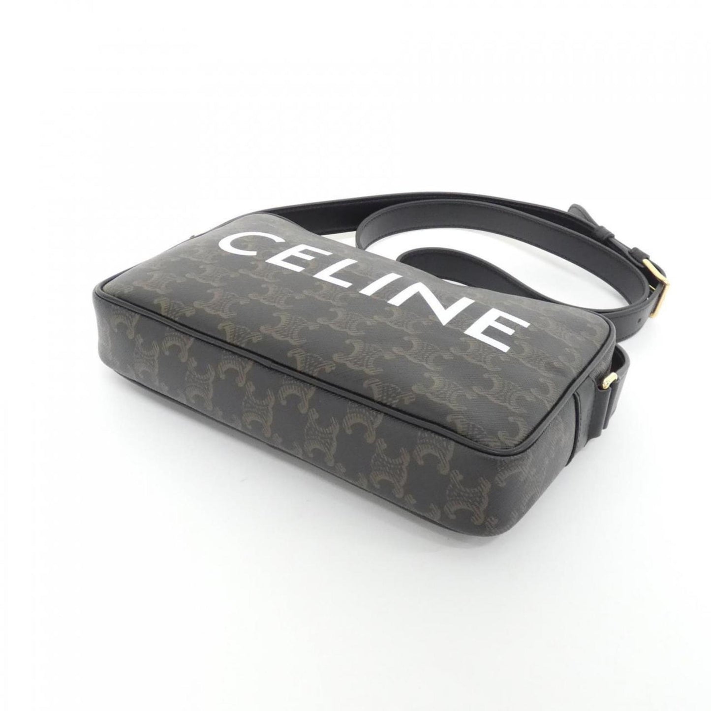 Celine Canvas Black Shoulder Bags