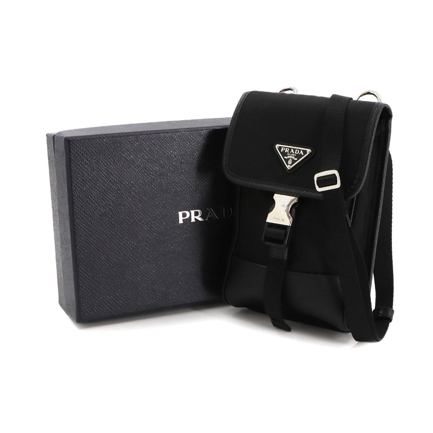 Prada Nylon Black Shoulder Bags