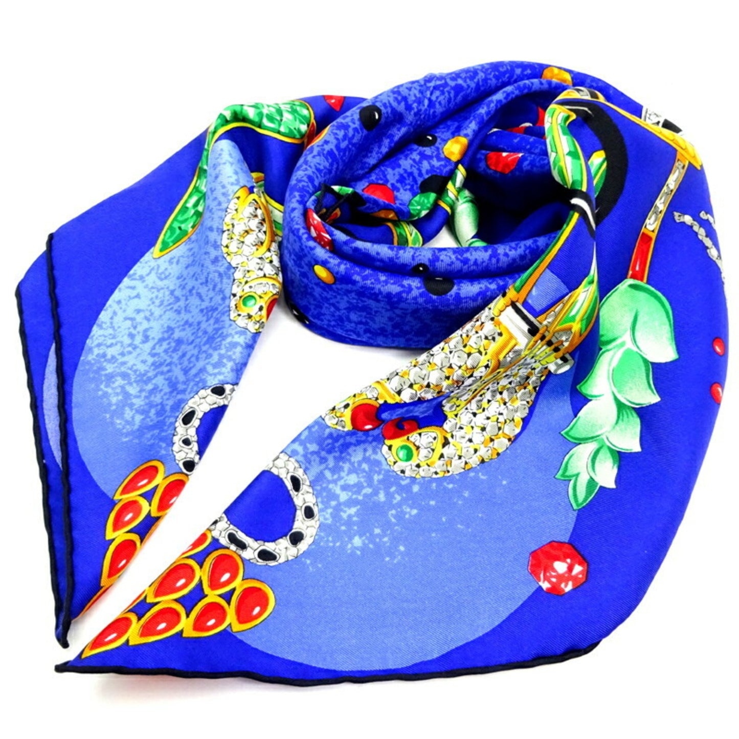 Cartier Silk Blue Scarves