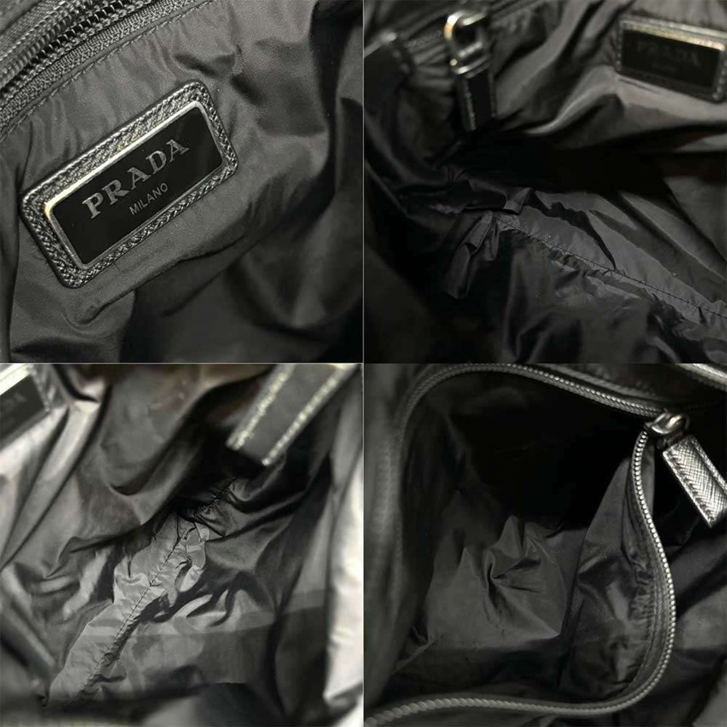 Prada Nylon Black Shoulder Bags