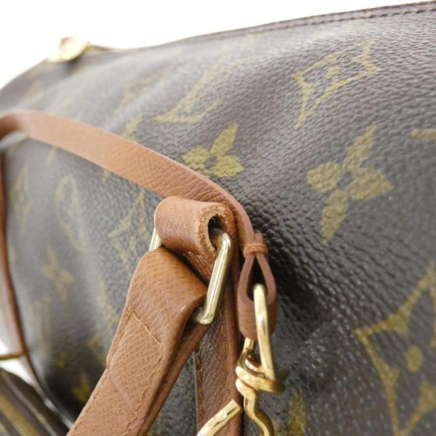 Louis Vuitton Coated Canvas Brown Handbags