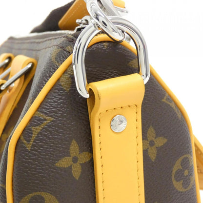 Louis Vuitton Coated Canvas Brown Travel Bags