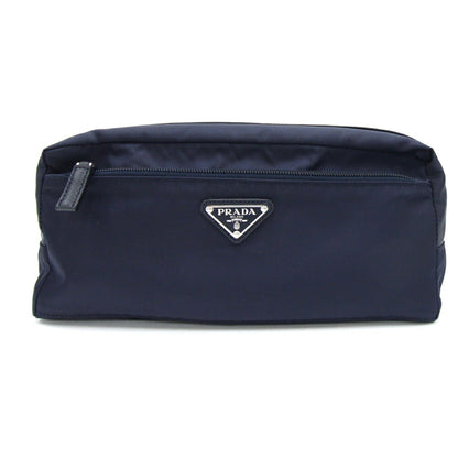Prada Nylon Blue Clutch Bags