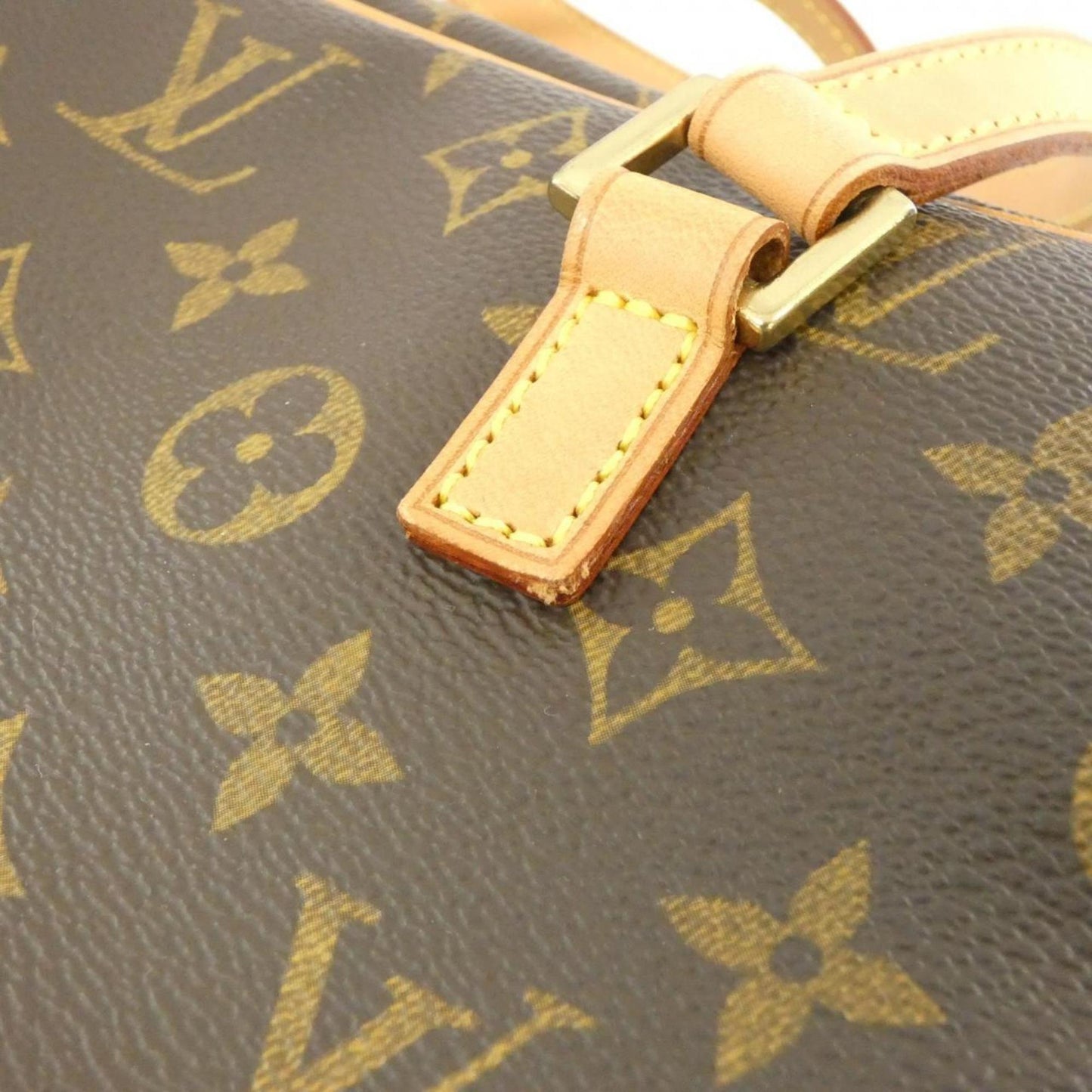 Louis Vuitton Coated Canvas Brown Shoulder Bags