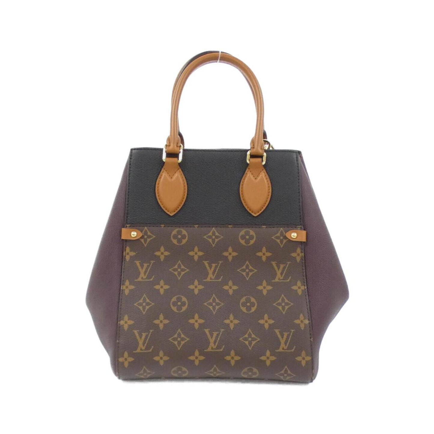 Louis Vuitton Coated Canvas Black Handbags