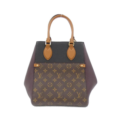 Louis Vuitton Coated Canvas Black Handbags