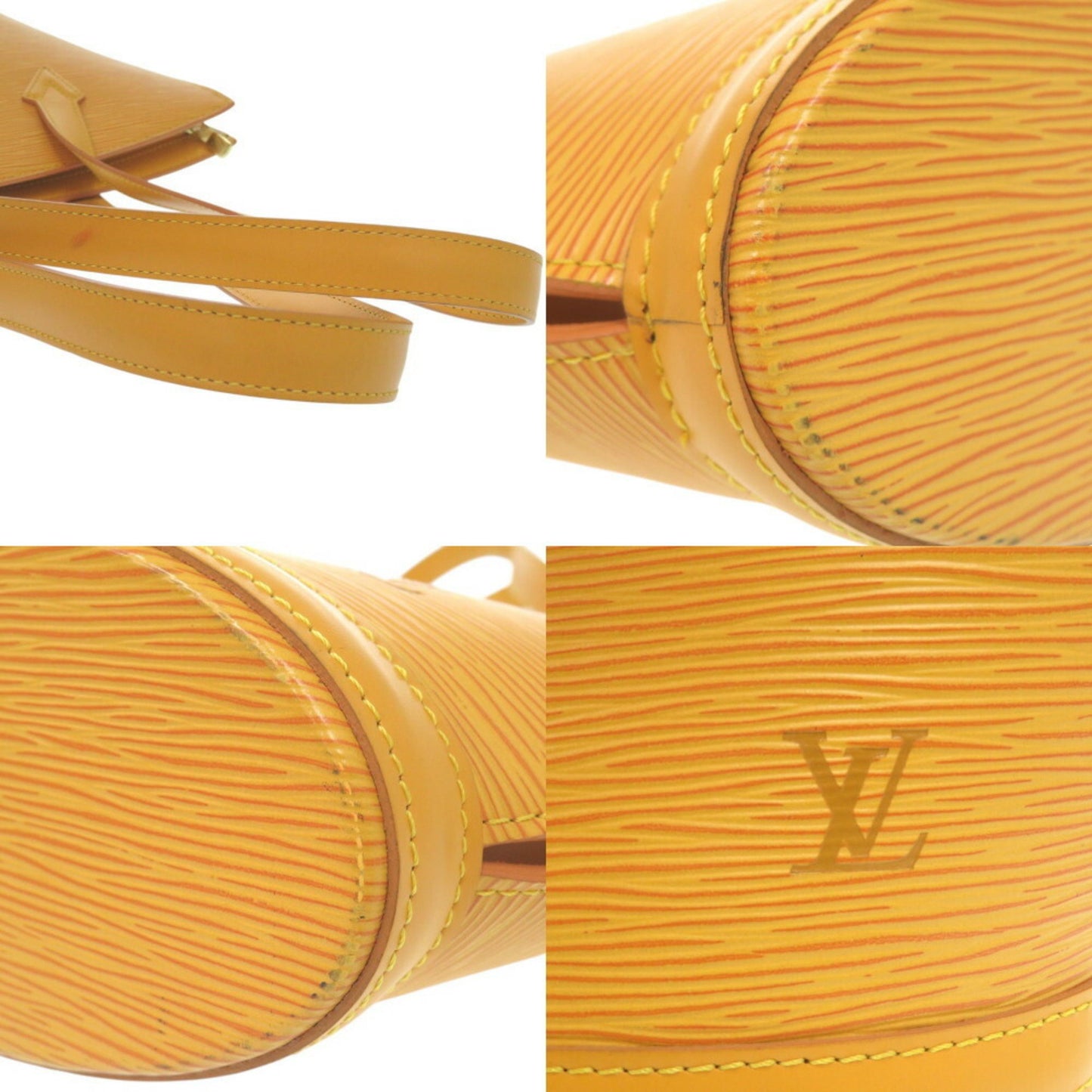 Louis Vuitton Epi Yellow Shoulder Bags