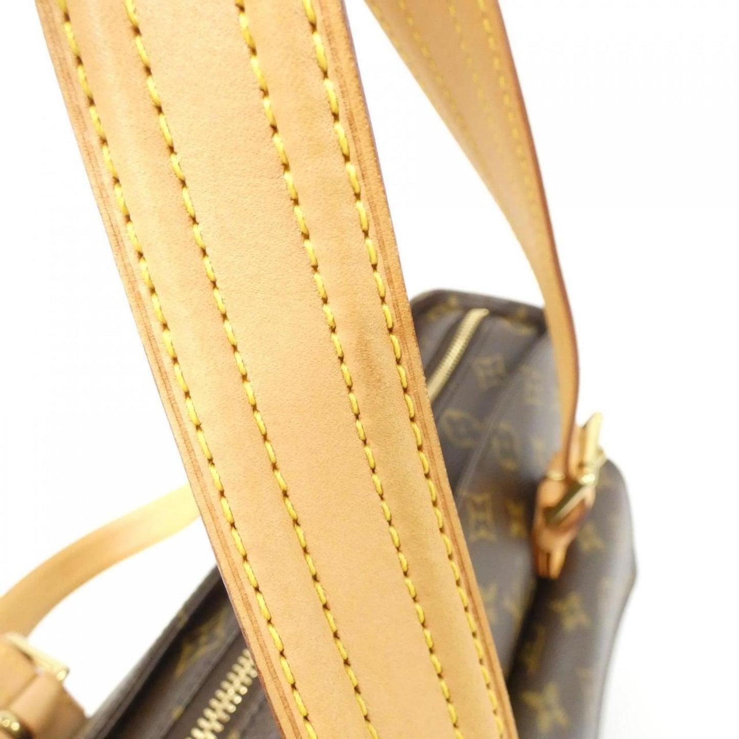 Louis Vuitton Coated Canvas Brown Handbags
