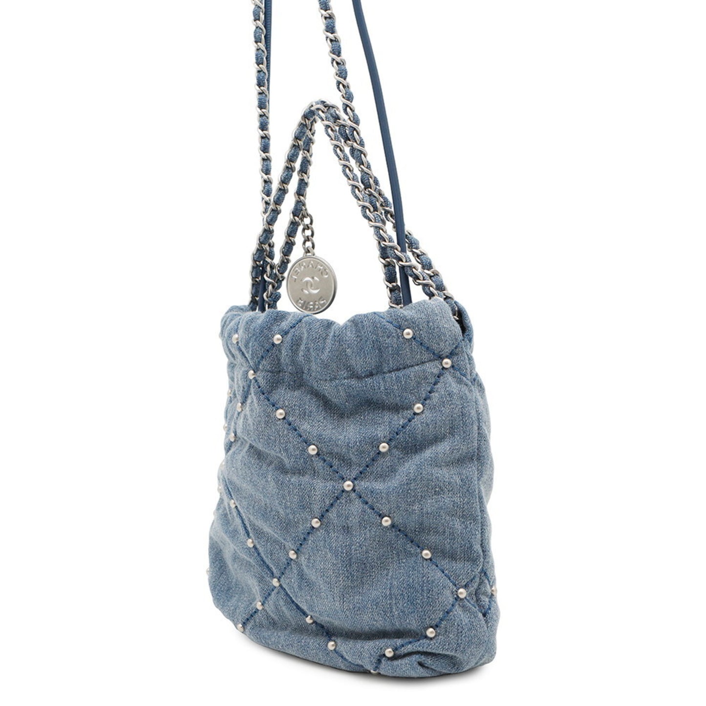 Chanel Denim Blue Handbags