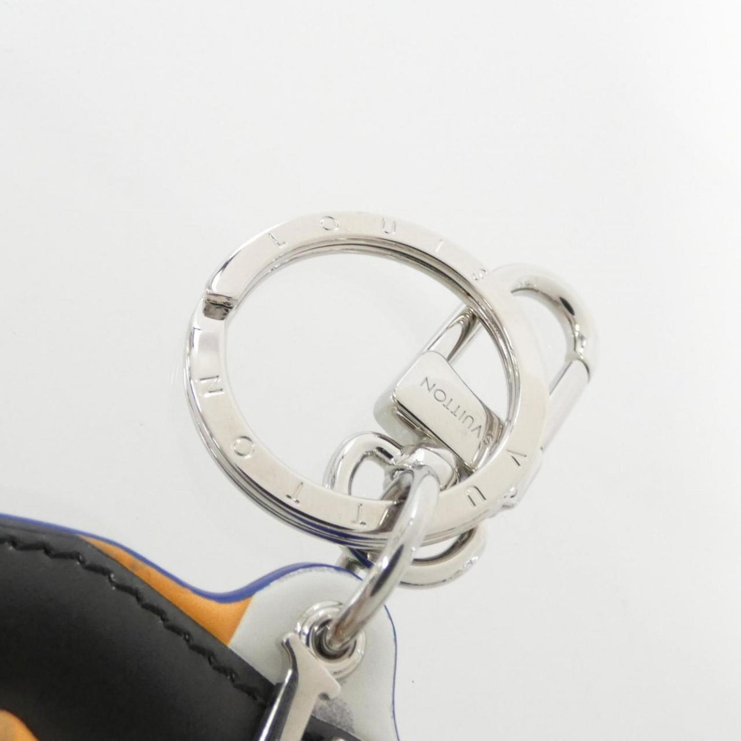 Louis Vuitton Canvas Silver Key Rings