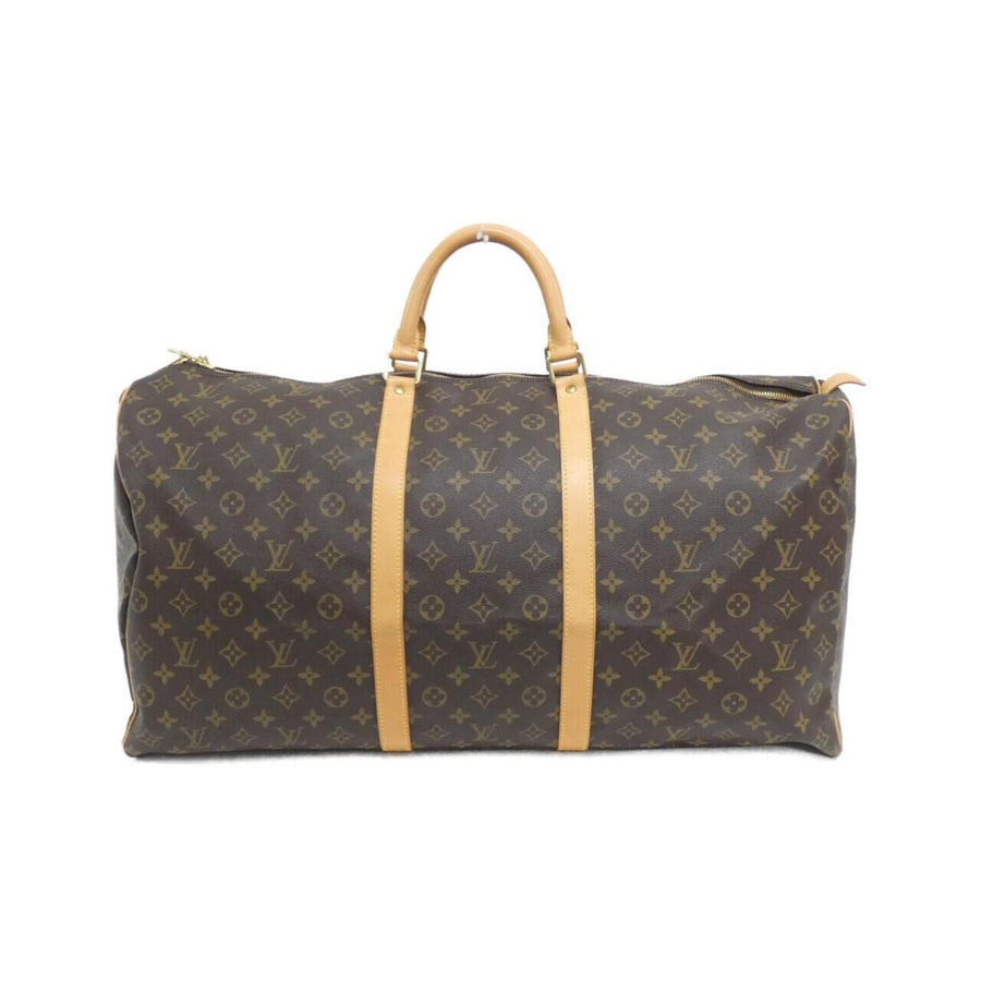 Louis Vuitton Coated Canvas Brown Travel Bags