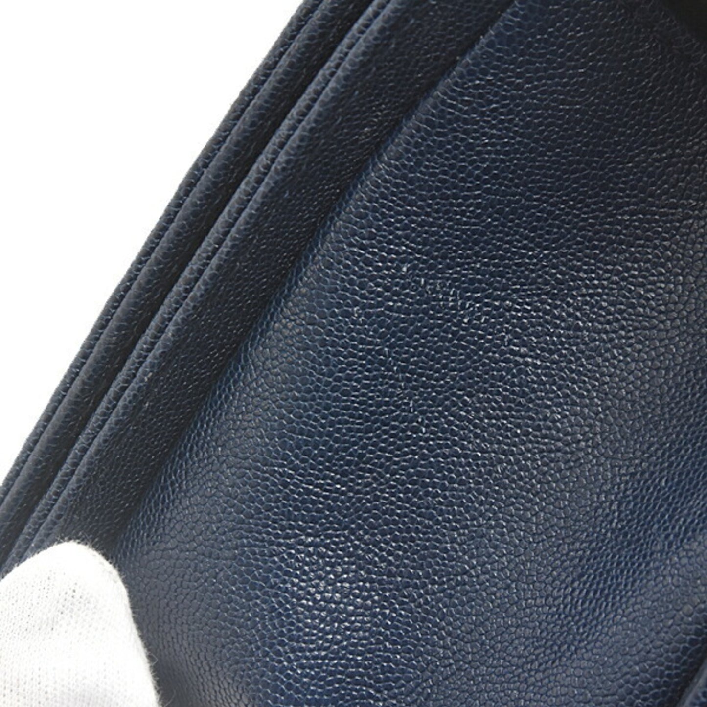 Chanel Calfskin Blue Shoulder Bags
