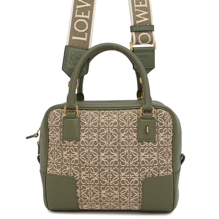 Loewe Canvas Green Handbags