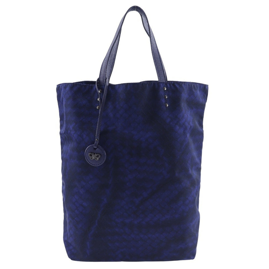 Bottega Veneta Nylon Blue Tote Bags
