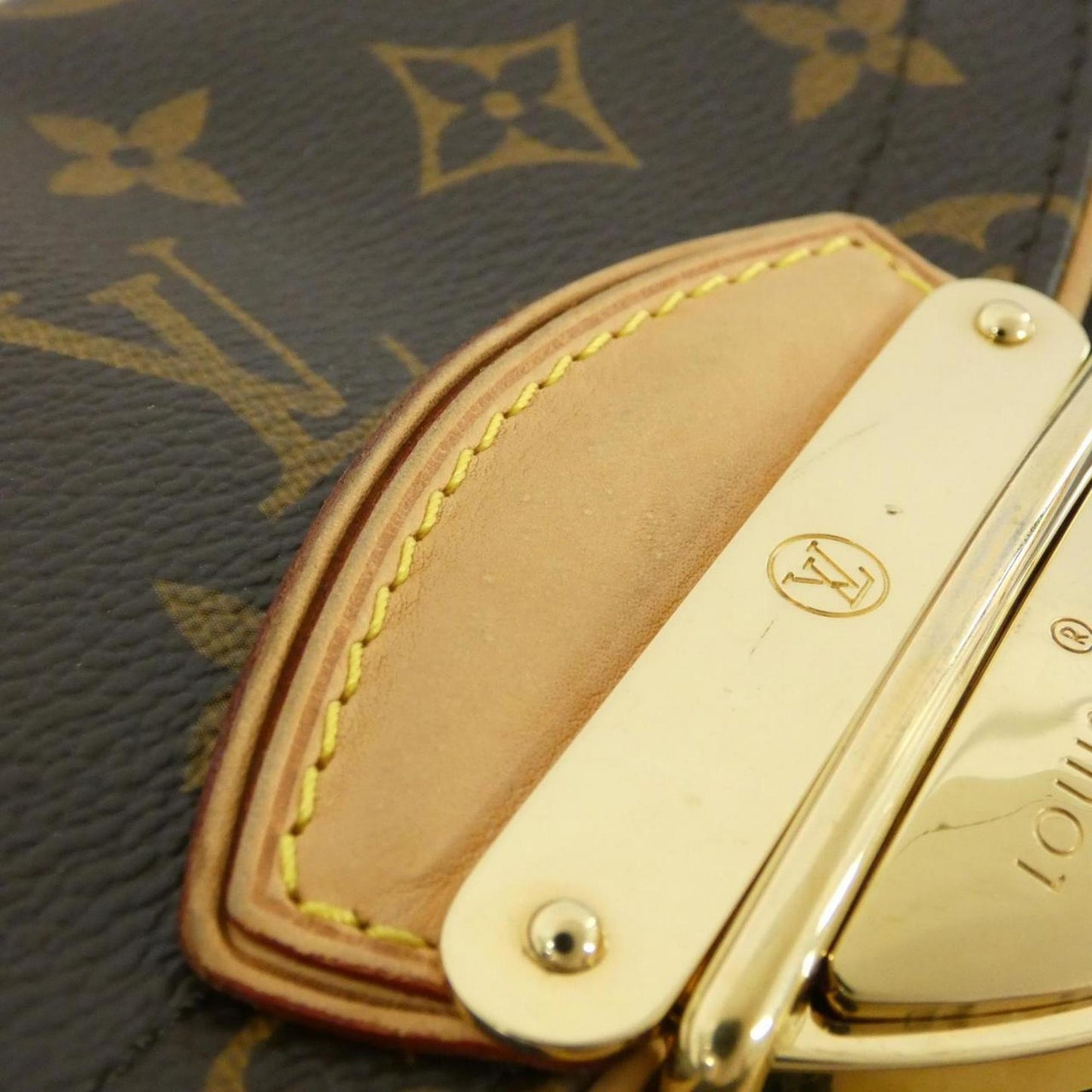 Louis Vuitton Coated Canvas Brown Shoulder Bags