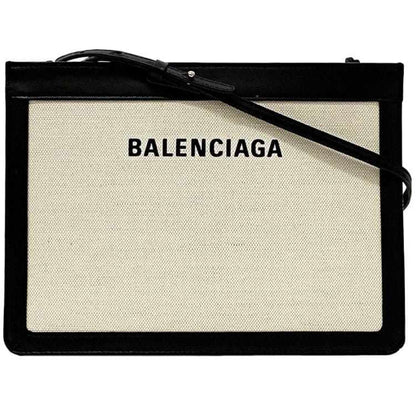 Balenciaga Canvas Black Shoulder Bags
