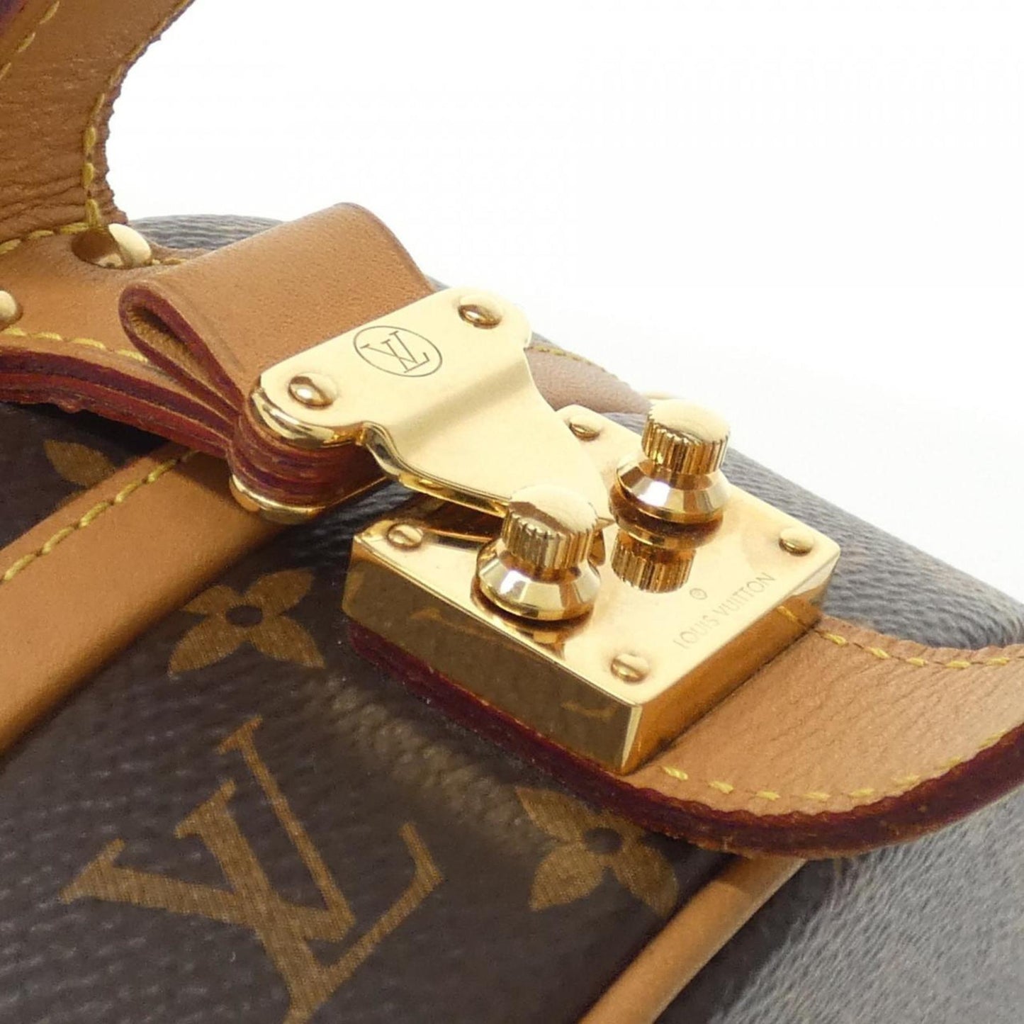 Louis Vuitton Coated Canvas Brown Handbags