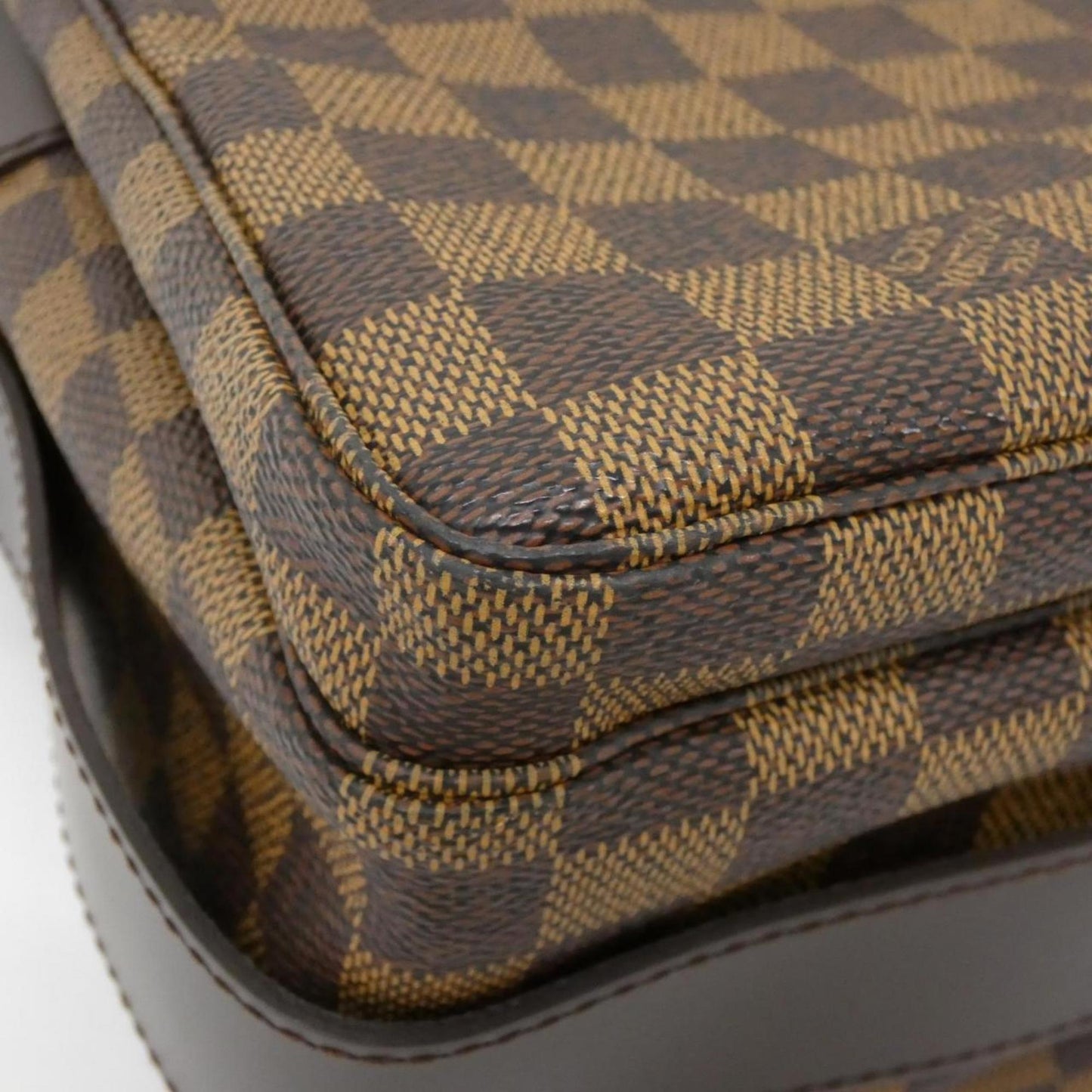 Louis Vuitton Coated Canvas Brown Shoulder Bags
