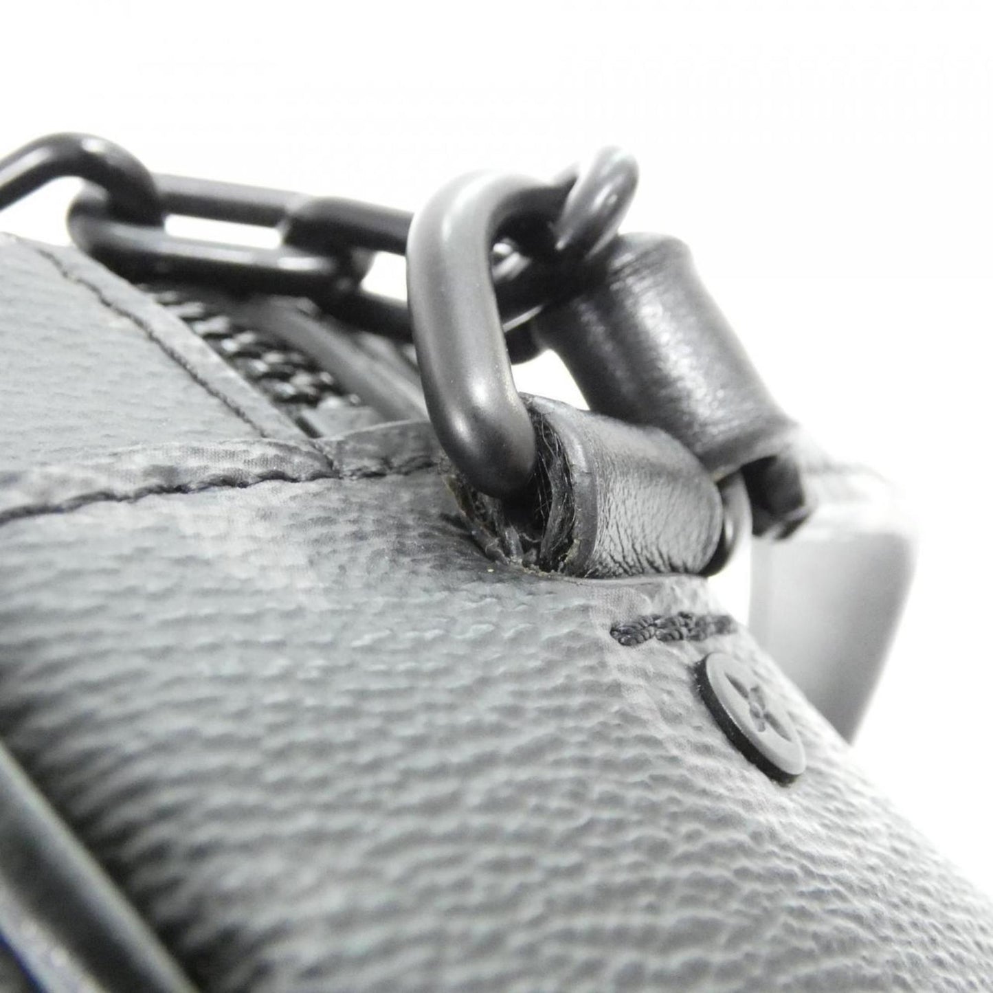 Louis Vuitton Coated Canvas Black Shoulder Bags