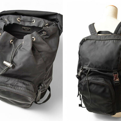 Prada Nylon Black Backpacks