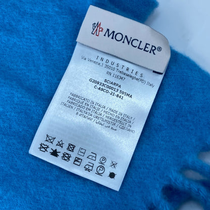 Moncler Wool Blue Scarves