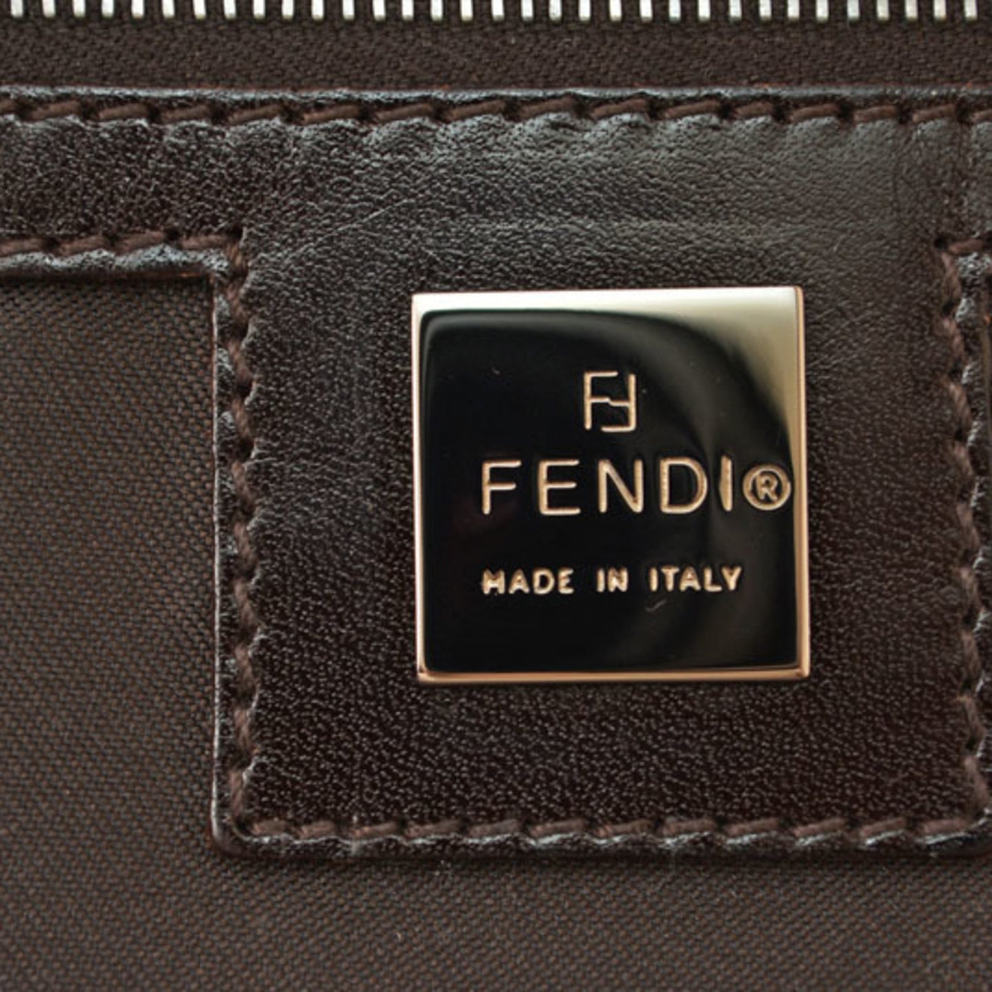 Fendi Canvas Brown Tote Bags