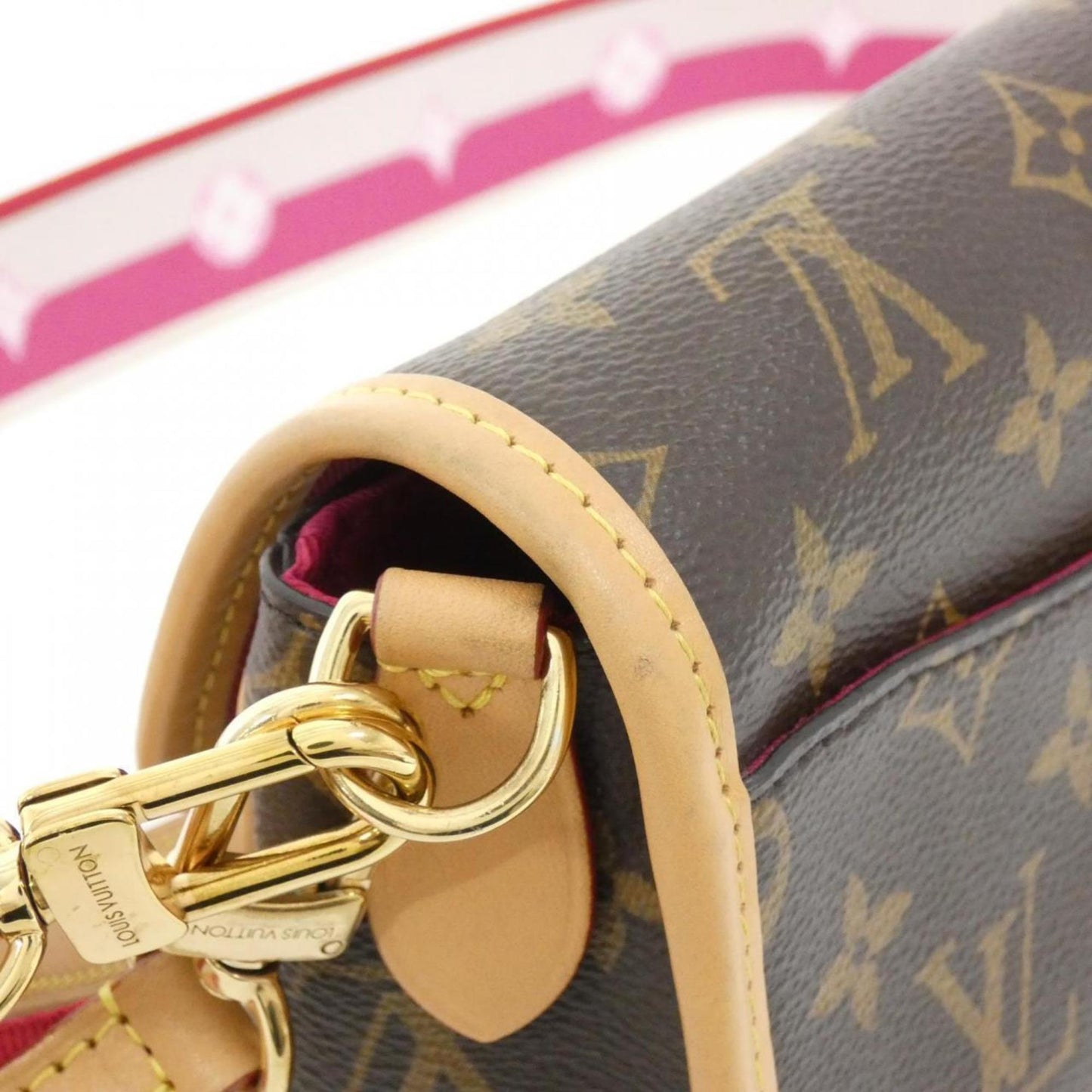 Louis Vuitton Coated Canvas Pink Shoulder Bags