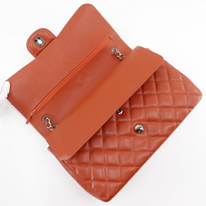 Chanel Calfskin Orange Shoulder Bags