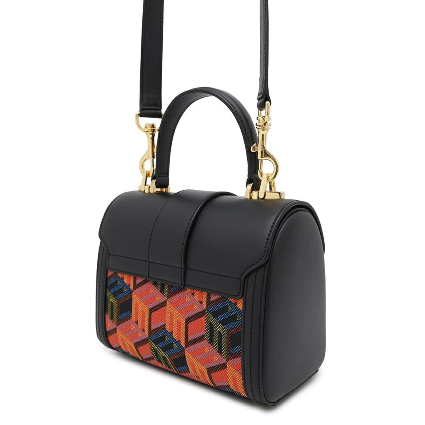 Mcm Canvas Black Handbags