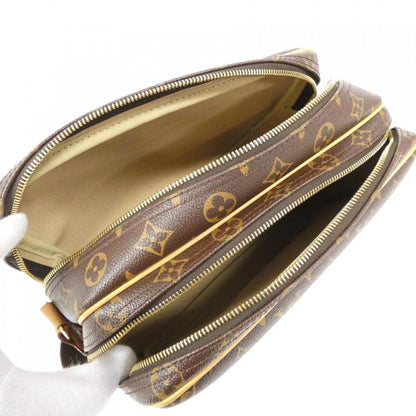 Louis Vuitton Coated Canvas Brown Shoulder Bags