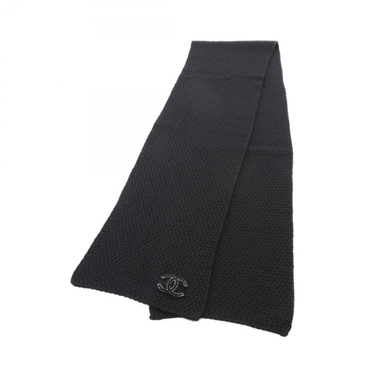 Chanel Cashmere Black Scarves