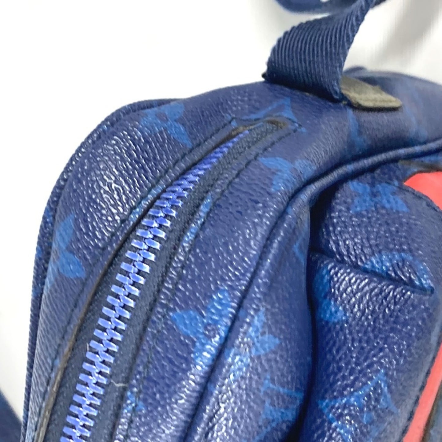 Louis Vuitton Monogram Canvas Blue Shoulder Bags
