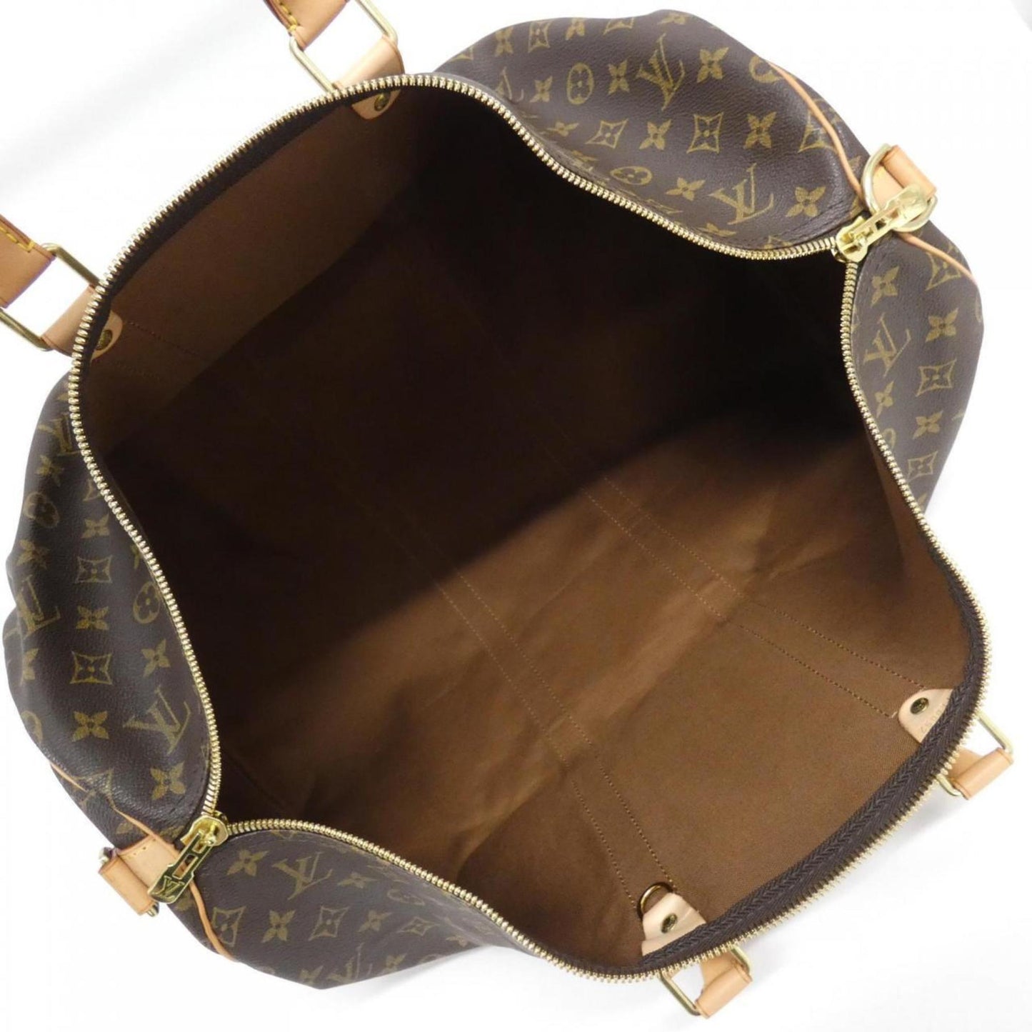 Louis Vuitton Coated Canvas Brown Travel Bags