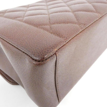 Chanel Calfskin Brown Shoulder Bags