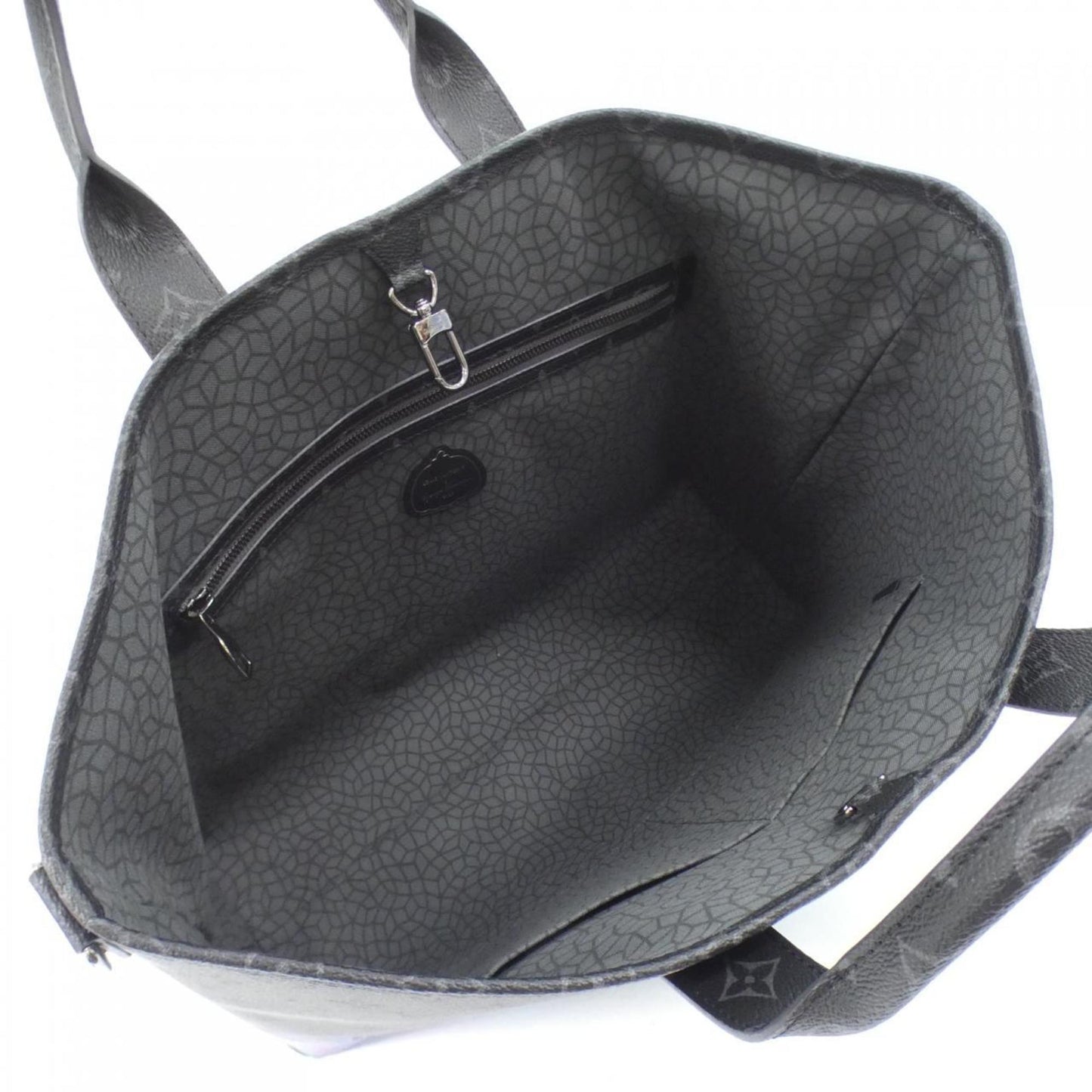Louis Vuitton Coated Canvas Black Handbags