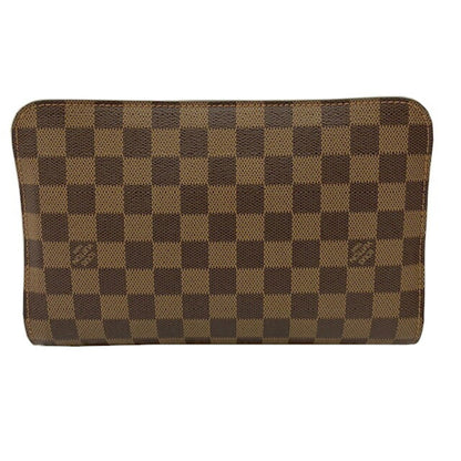 Louis Vuitton Monogram Canvas Brown Clutch Bags