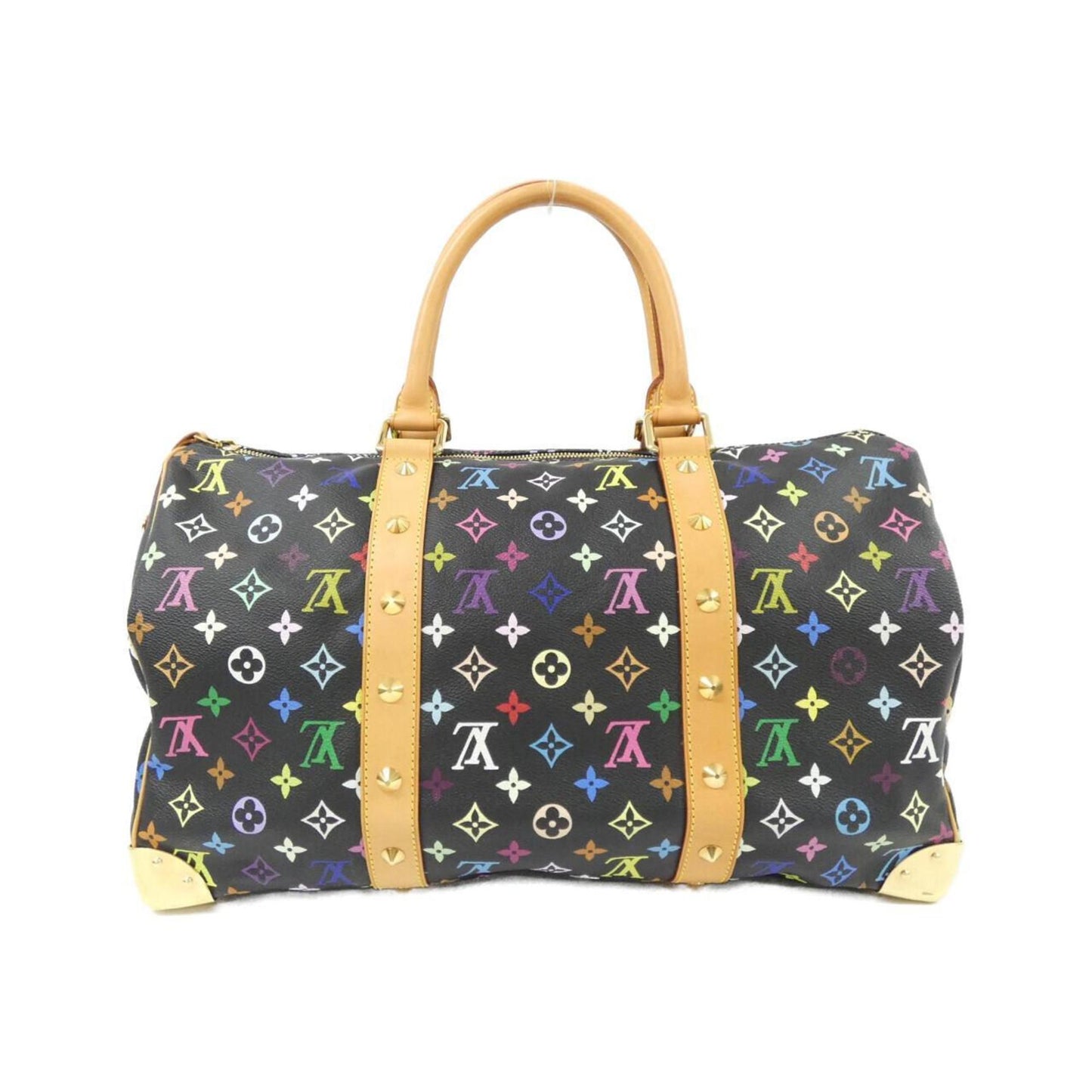 Louis Vuitton Coated Canvas Black Travel Bags