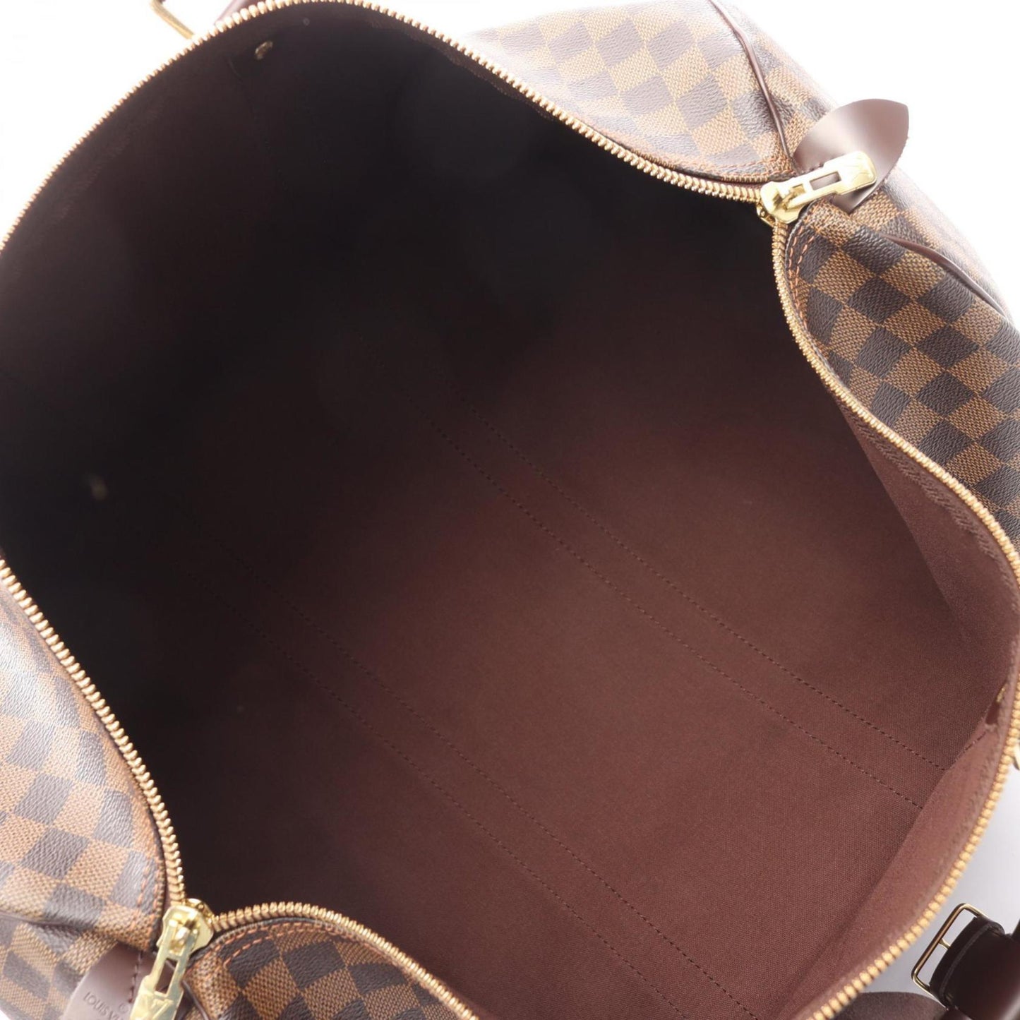 Louis Vuitton Coated Canvas Brown Travel Bags