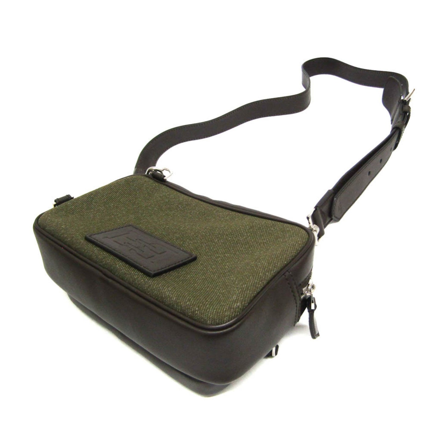 Bally Canvas Brown Shoulder Bags