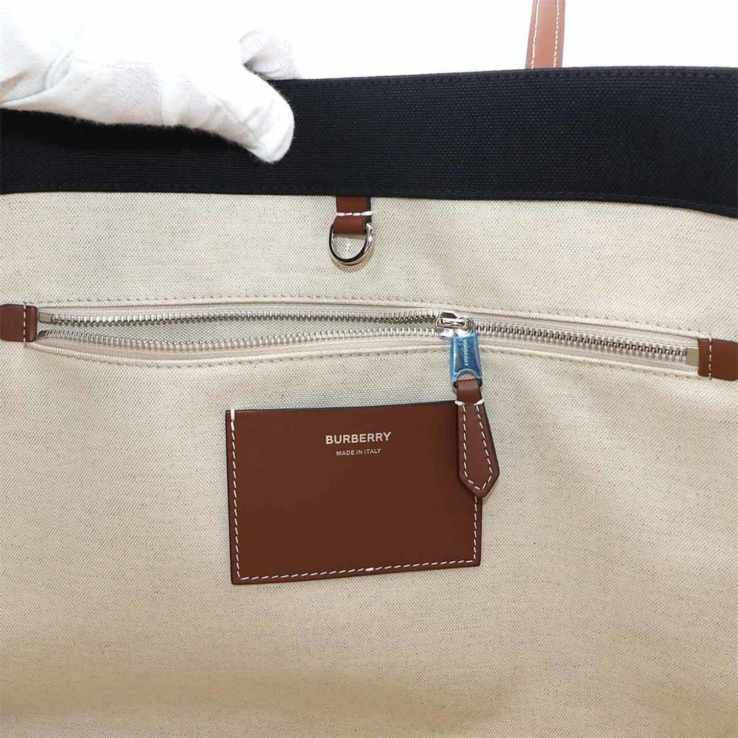 Burberry Canvas Black Tote Bags