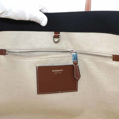 Burberry Canvas Black Tote Bags